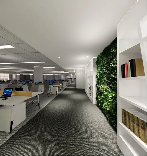 利用绿植墙装饰办公室,让整个空间美上天